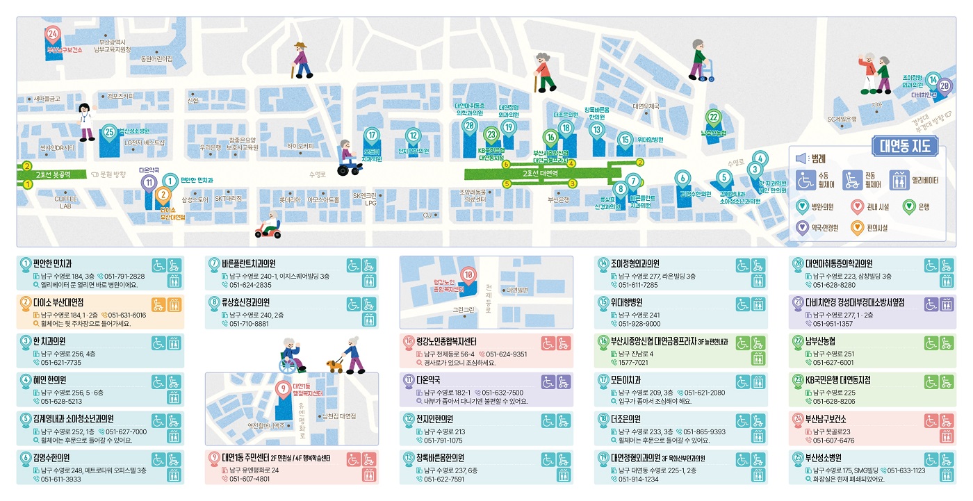 장애인과 노약자가 편한 「좋을 지도」 사진자료
