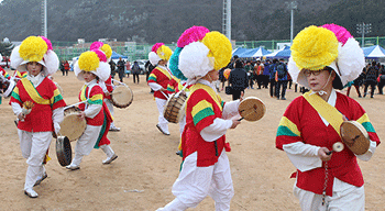 정월대보름 달맞이 축제 모습