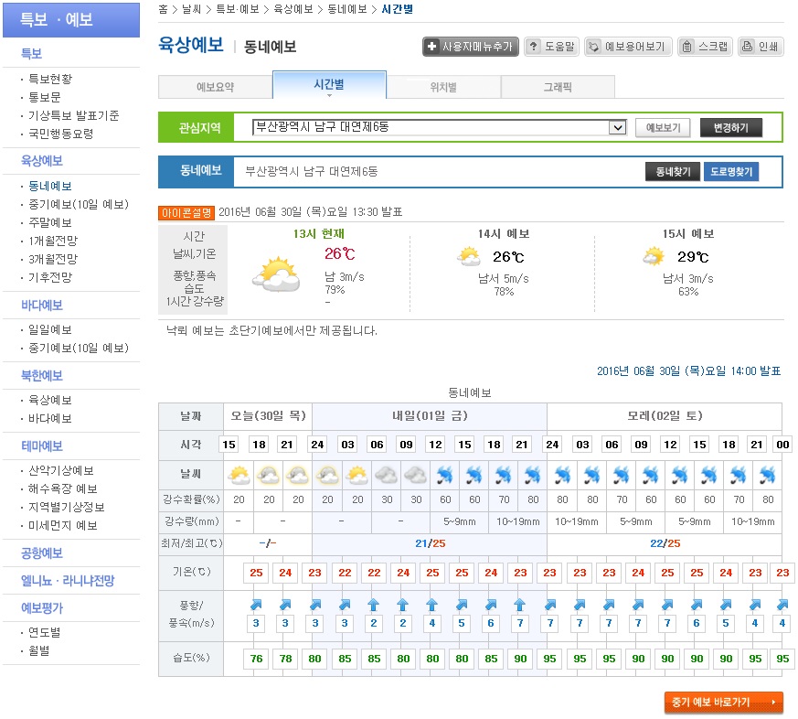 2016년 7월 구민 참여 나눔장터 취소안내