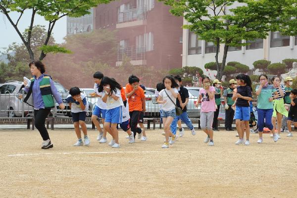 대천초등학교 소방훈련의 파일 이미지