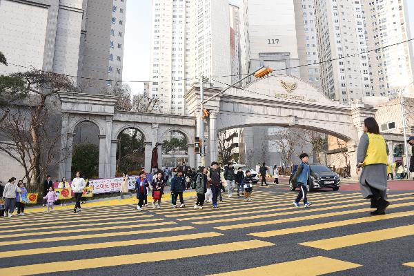 연포초등학교 스마트 횡단보도의 파일 이미지