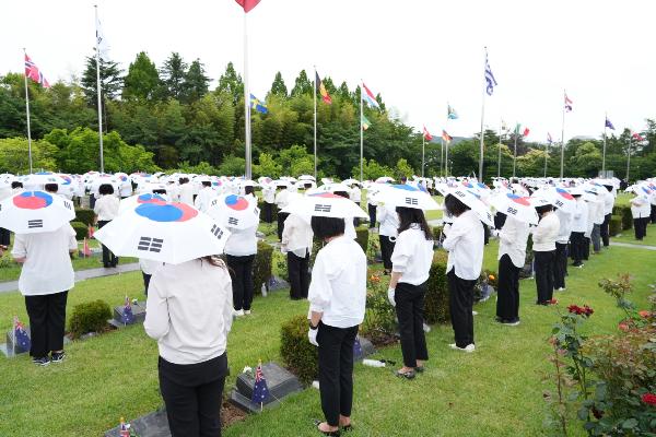 6.25 참전 UN전몰용사 추모제의 파일 이미지