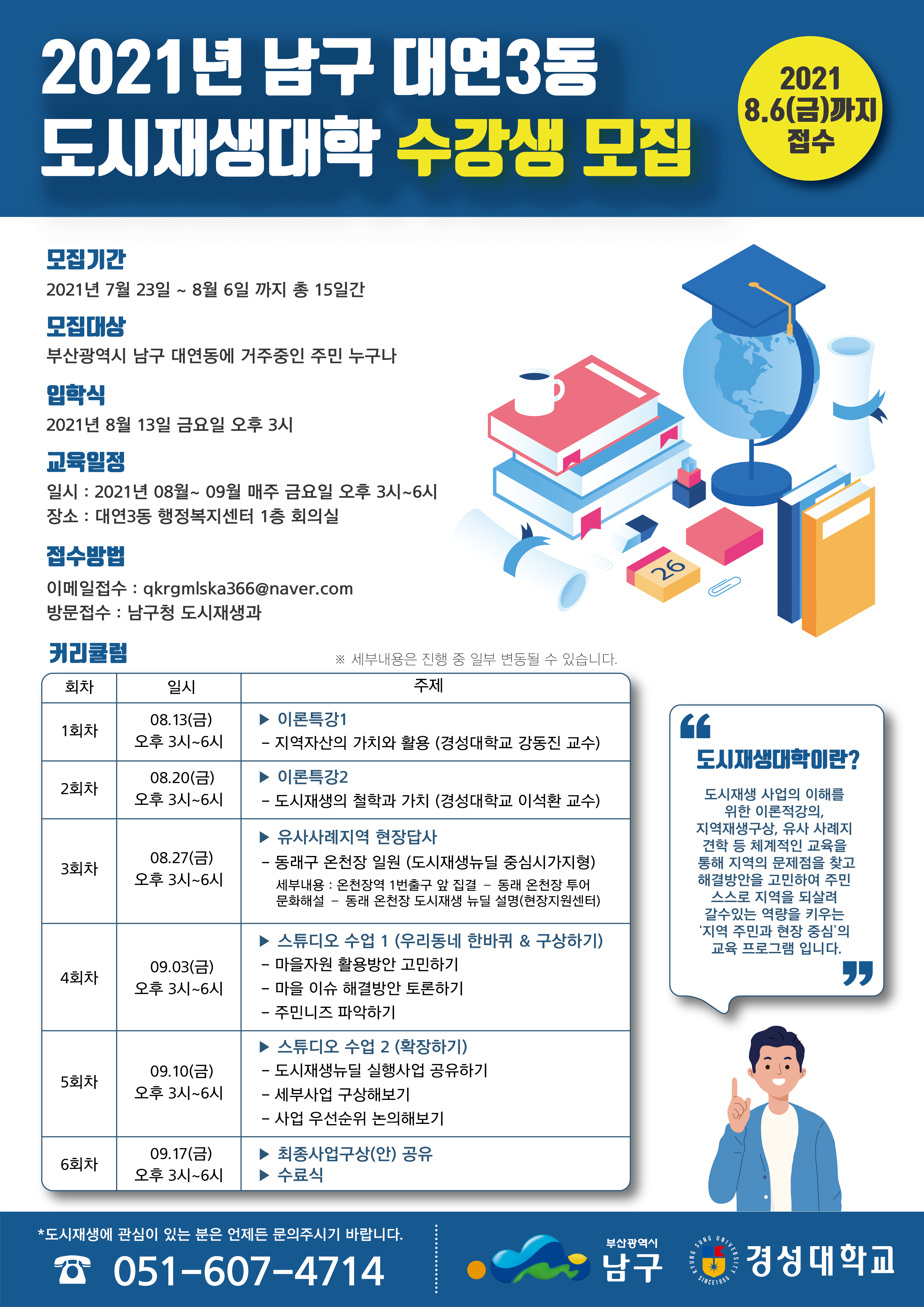 2021년 남구 대연3동 도시재생대학 수강생 모집0