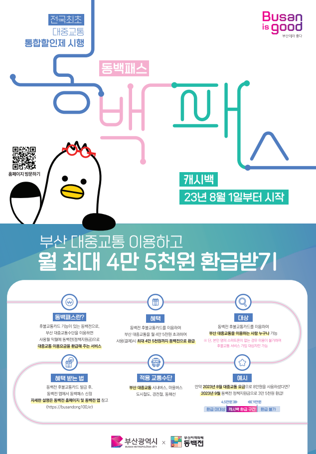 대중교통통합 할인제 (동백패스)시행0