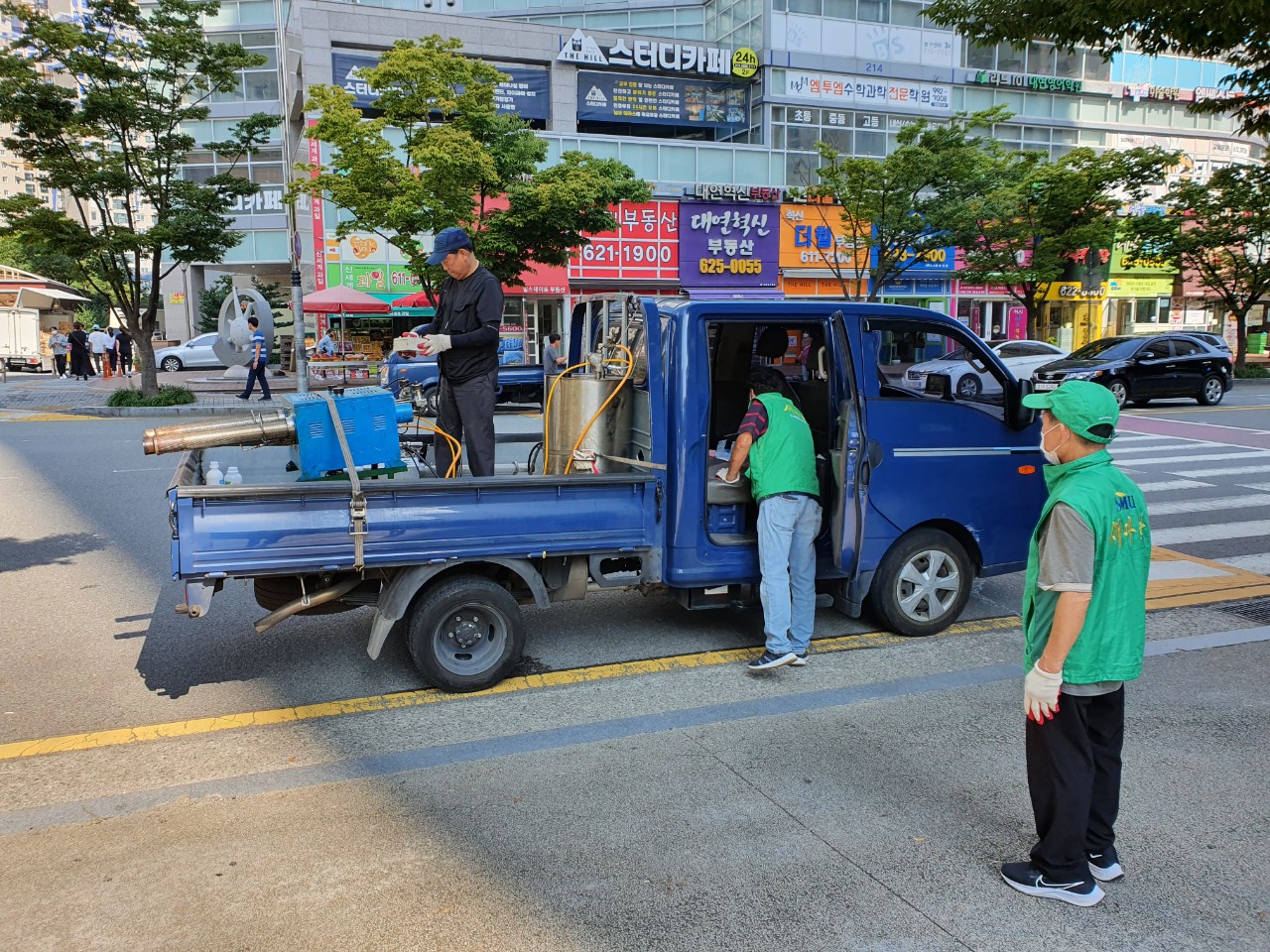 대연3동 새마을자율방역단 방역 실시(2021.9.11.)4