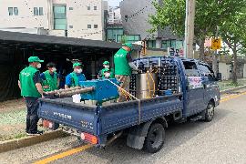 대연3동 새마을자율방역단 방역 실시(2021.7.10.)