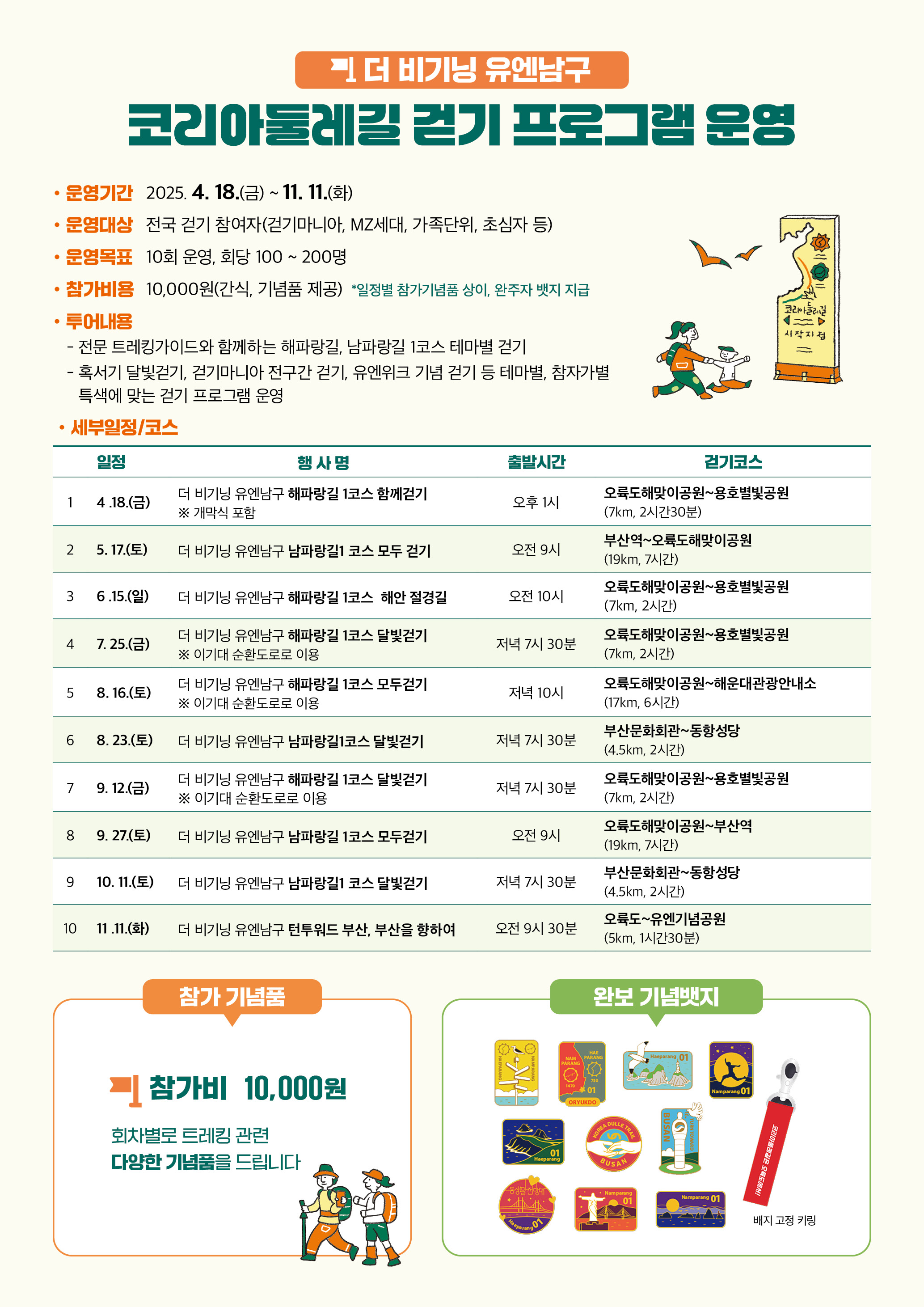 운행코스 안내