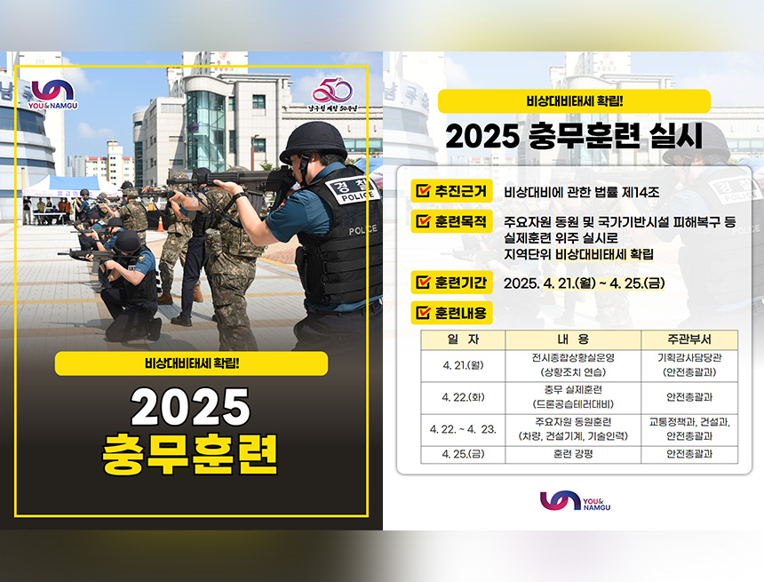 2025충무훈련