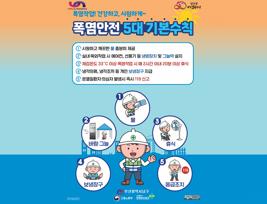 폭염안전 5대 기본수칙