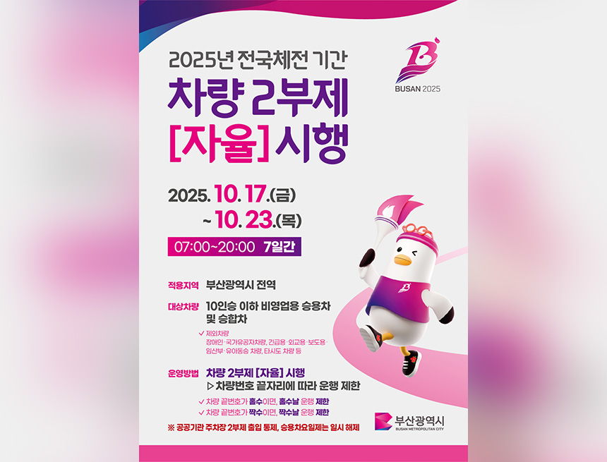 차량2부제 자율 시행
